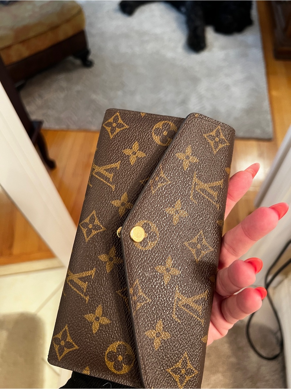 Louis Vuitton Sarah Wallet Authentic - Picture 9 of 12